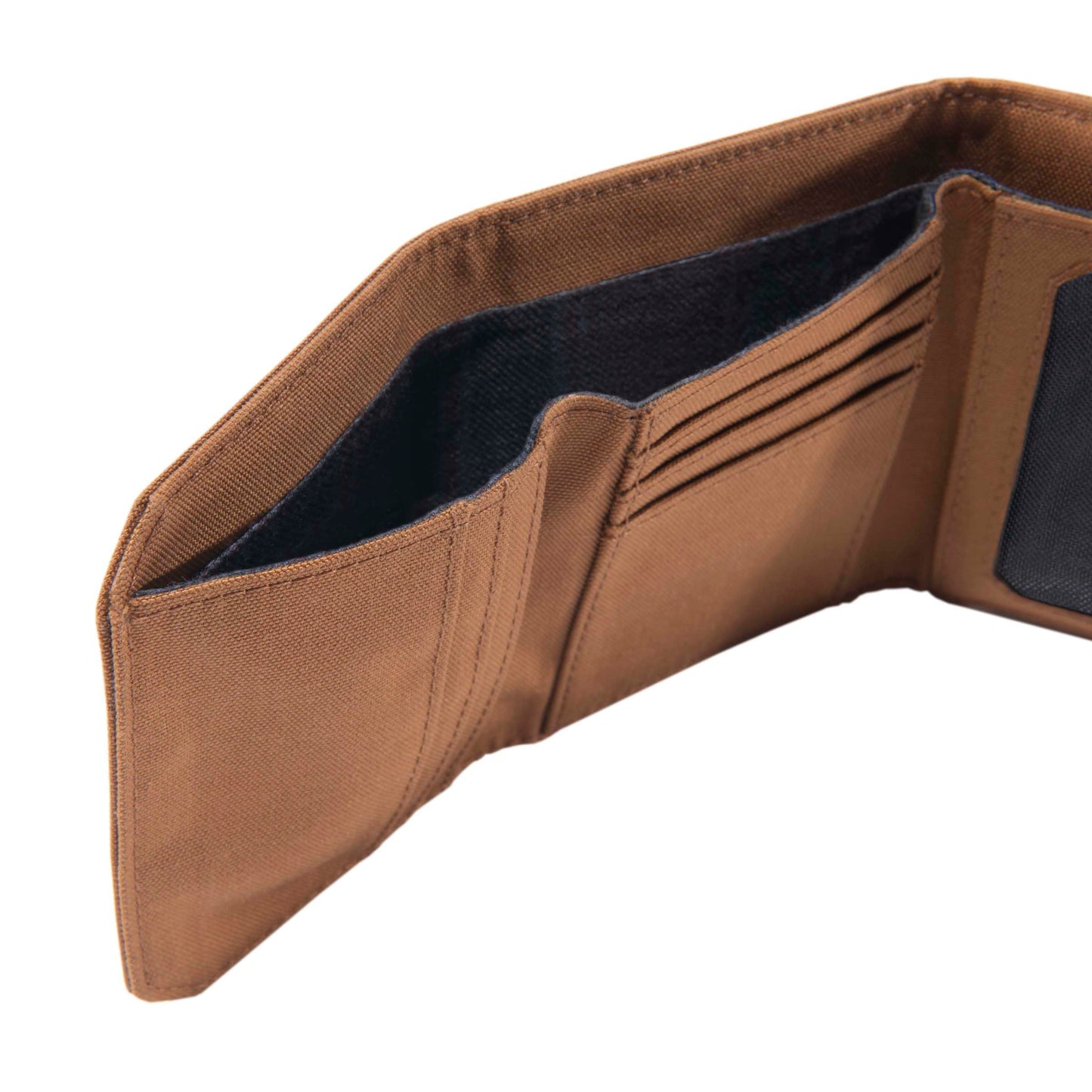 Carhartt Mens 700D Nylon Duck Wallets, RFID-Blocking W/Trifold and Front Pocket Options, Carhartt Brown (Trifold)