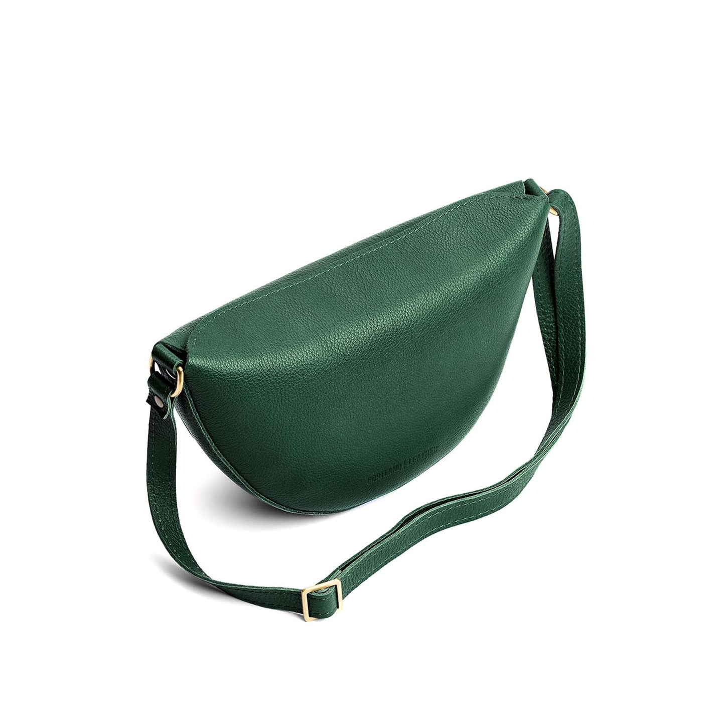 Portland Leather Goods Koala Sling Bag – Leather Sling with Top Magnetic Closure, Interior Pocket & Adjustable Strap – Handmade from the Finest Full-Grain Hides – Large, Bacalar