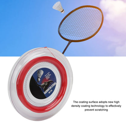 Keenso Badminton Racquet String, 200m Resin Fibre for Training, Competition, Home, and Professional Use