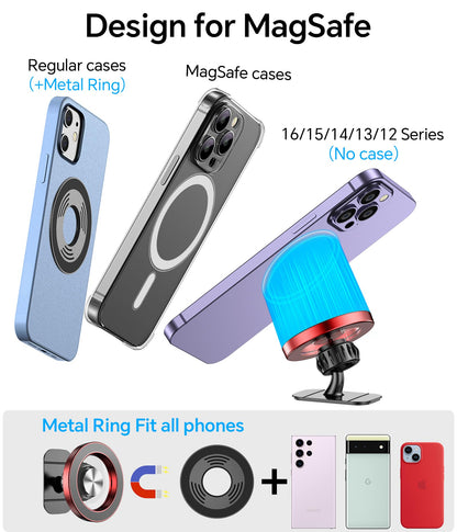 Kaistyle for Magsafe Car Mount【20 Strong Magnets】Magnetic Phone Holder for Car Phone Holder Mount Dash Mounted Holders Cell Phone Holders for Your Car Accessories for Women Men for iPhone 17 16 15 14