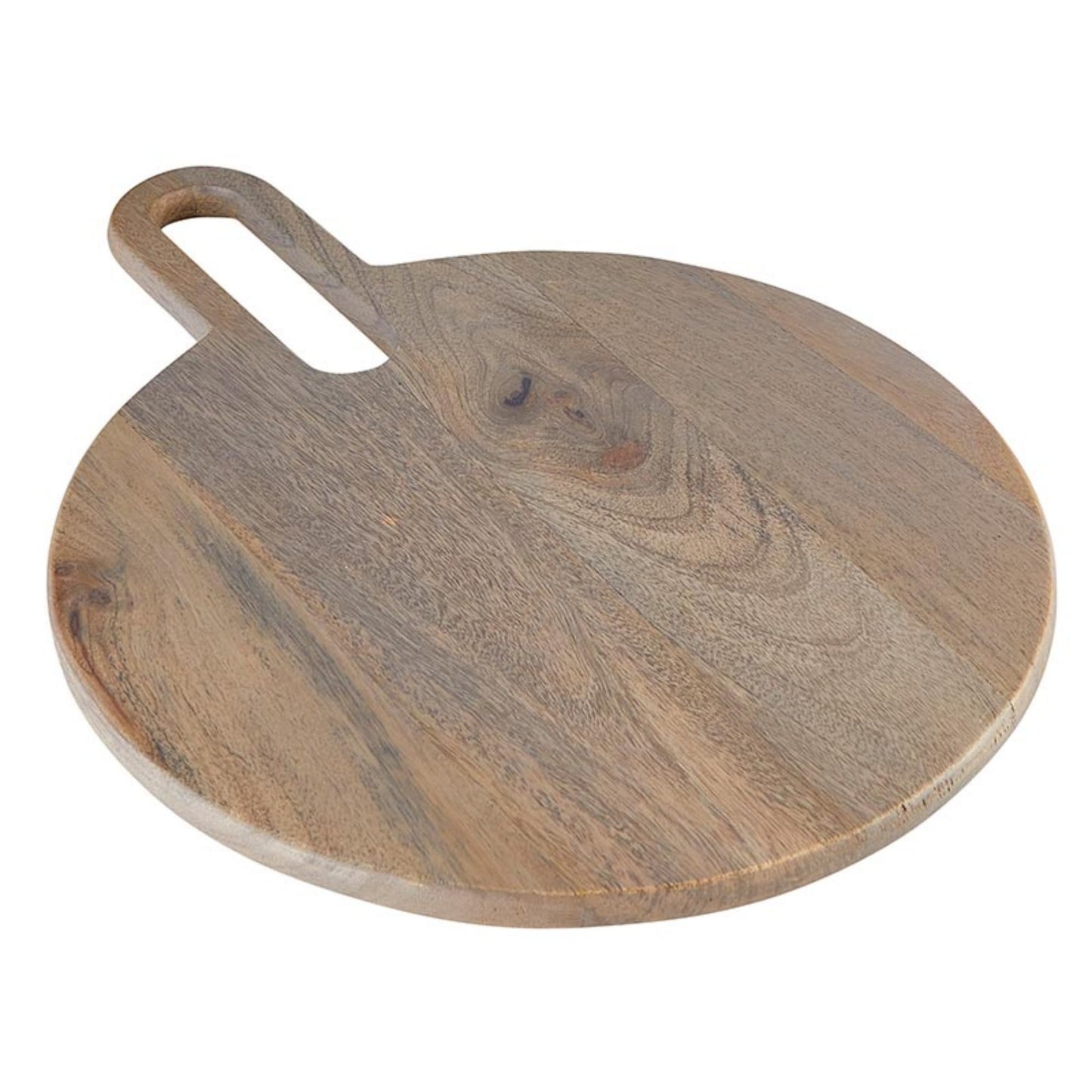 Santa Barbara Design Studio Mango Wood Charcuterie Boards Cheese Board Round Cutting Board, Medium, Natural