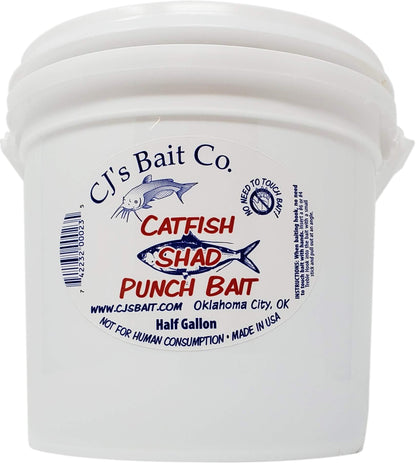 CJ's Catfish Shad Punch Bait, 1/2 Gallon