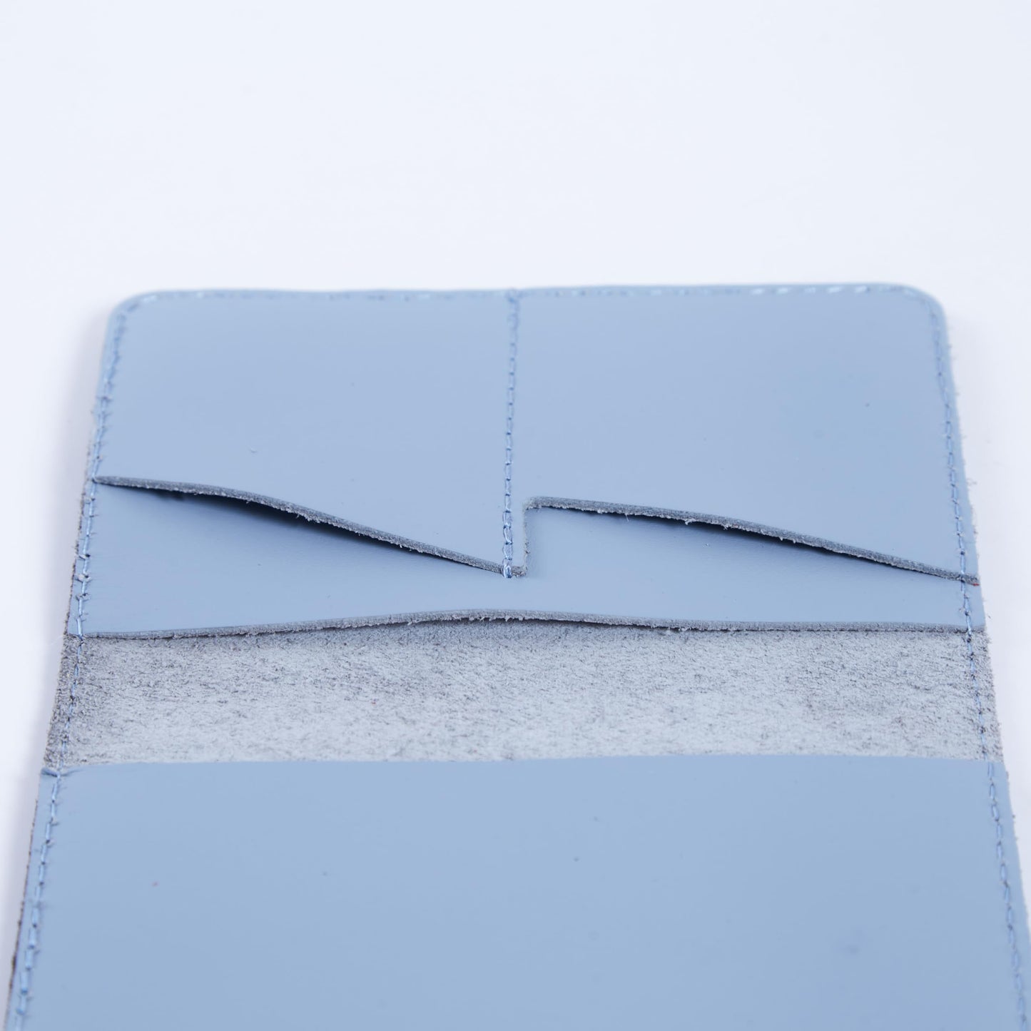 INCARNE Leather Passport Holder for Travel - Passport Case - Passport Wallet for Men - Passport Cover for Women Sleeve Protector - Travel Essentials Vacation Luggage Gifts - Classic Light Blue