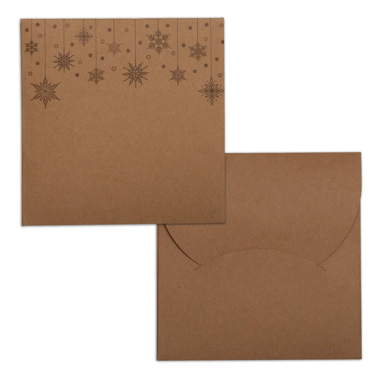 FINE PHOTO GIFTS Wood Snowflake 1.5" Photo Ornament - Pack of 50