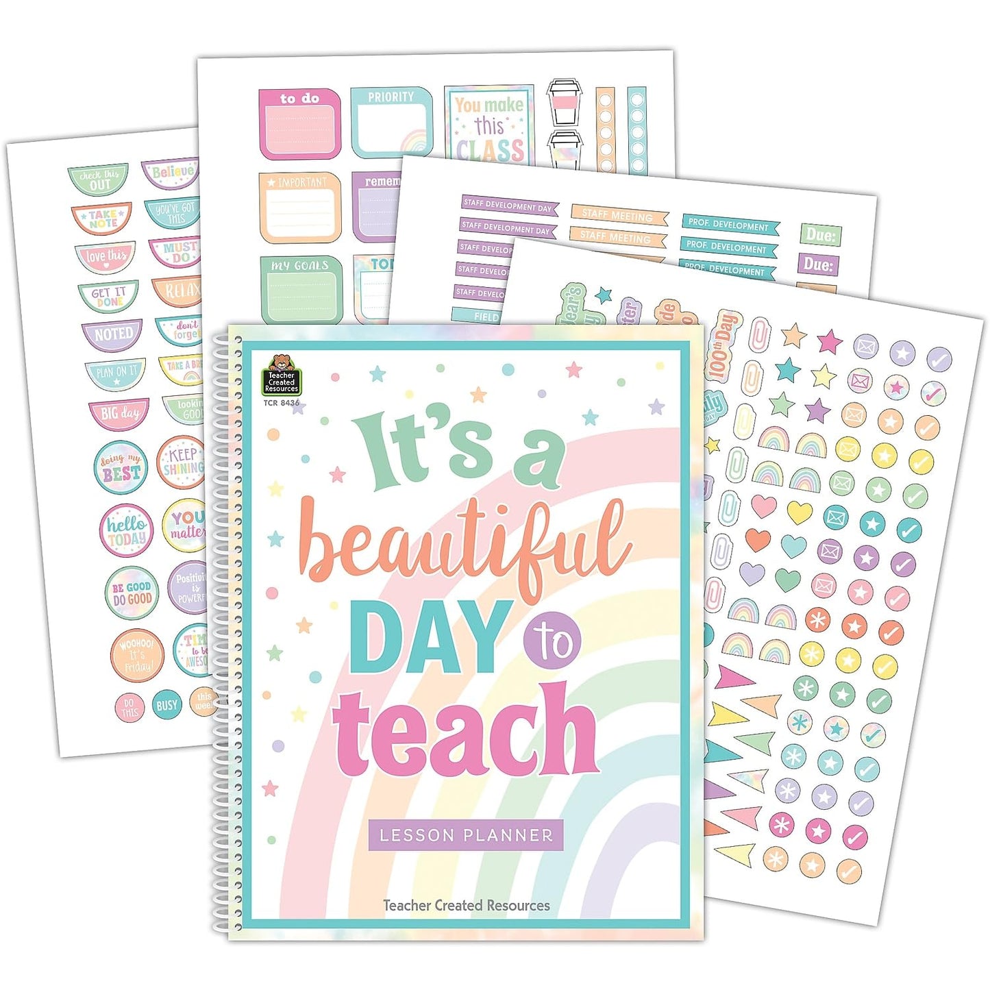 Teacher Created Resources Pastel Pop Lesson Planner (TCR8436)
