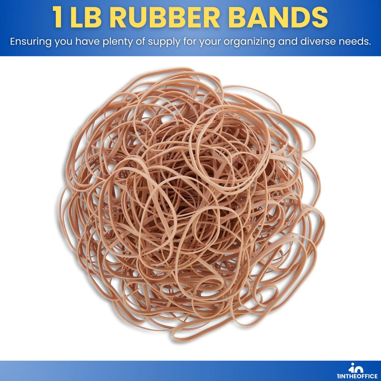 1InTheOffice Rubber Bands #33, 1 lb. Bag, 640/Pack
