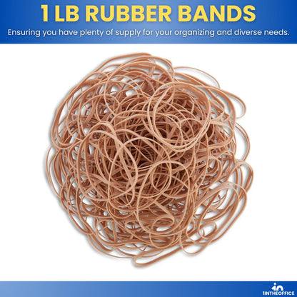 1InTheOffice Rubber Bands #33, 1 lb. Bag, 640/Pack