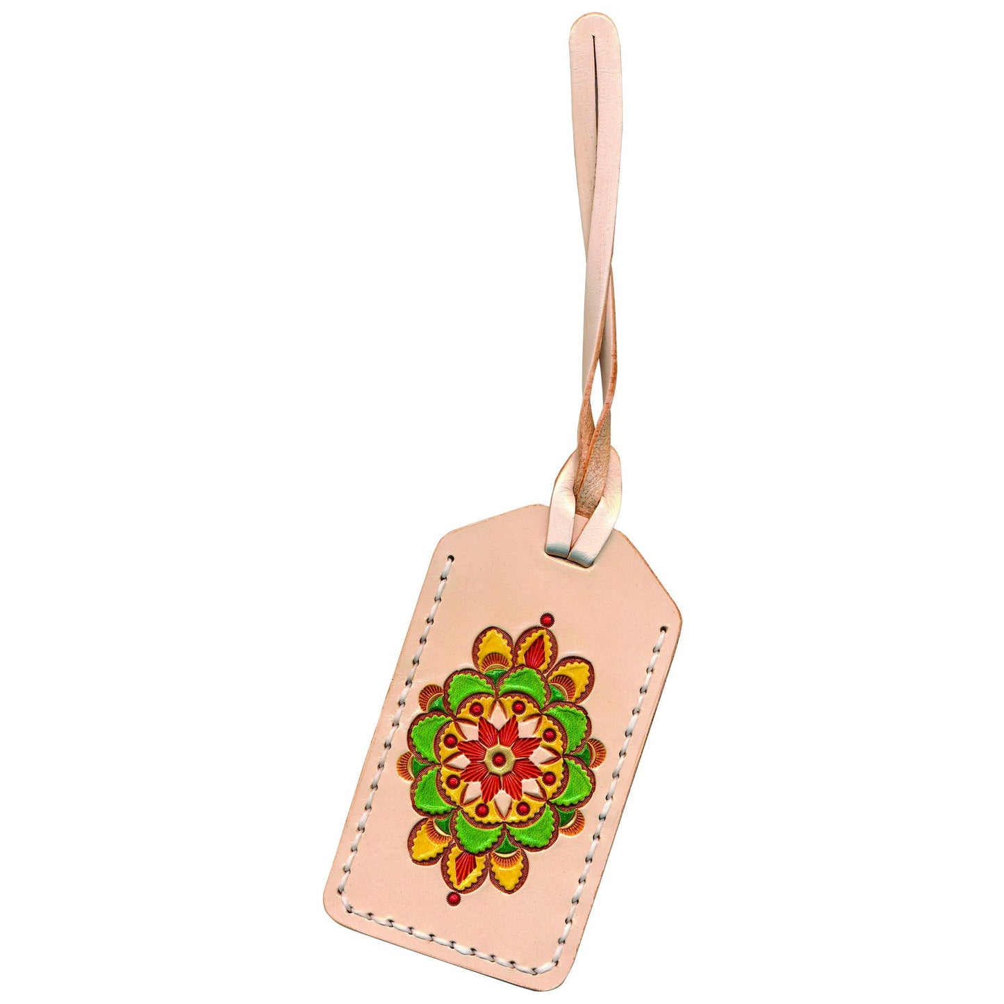 Realeather Luggage Tag Leathercraft Kit, Natural