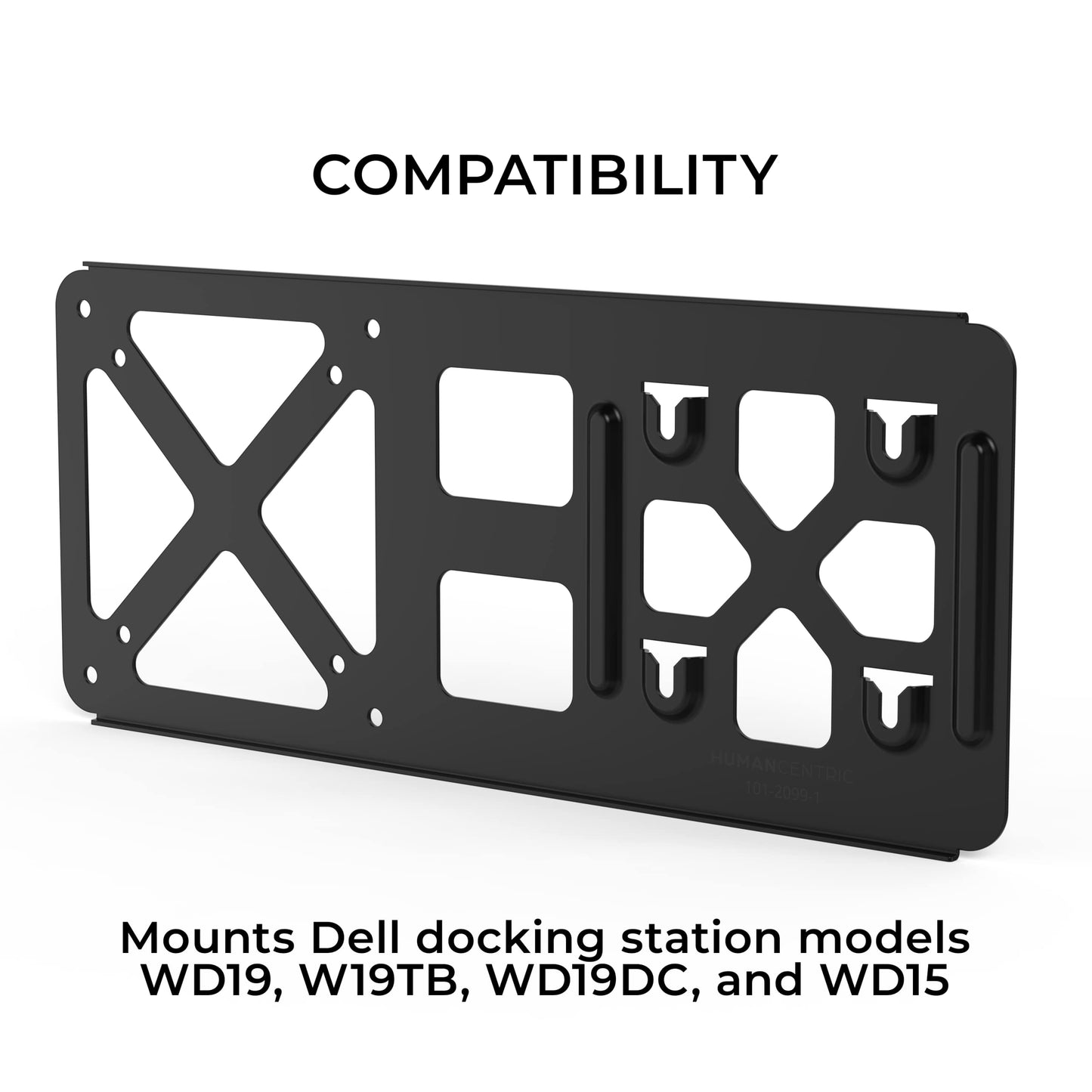 HumanCentric Monitor Arm VESA Mount Extension Compatible with Dell Docking Station WD19, W19TB, WD19DC, and WD15, Adapter for Dell Docking Station Arm Mounting Bracket, Compare MK15 Mount Kit