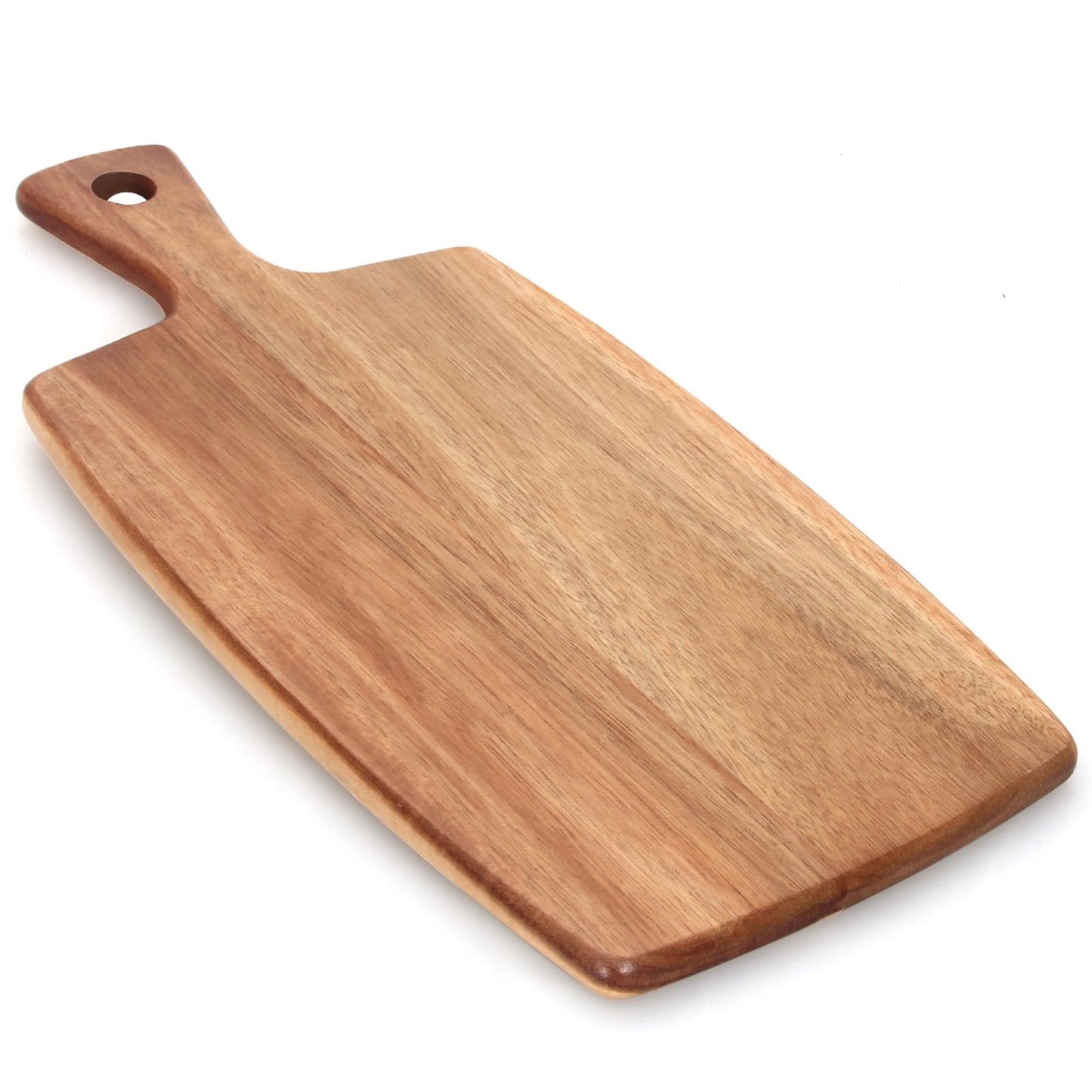 Acacia Wood Cutting Board with Handle Small Charcuterie Boards Wooden Chopping Board Decorative Mini Cutting Boards for Kitchen Meat Teak Bread Cheese Board Platter Butcher Block Food Serving Tray