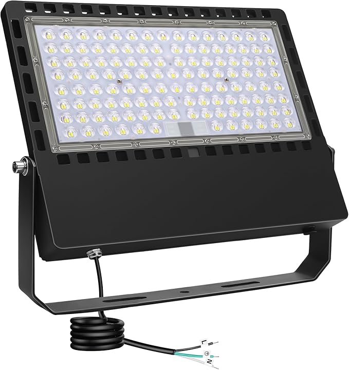 STASUN 300W 45000LM LED Flood Light Outdoor - High Lumen Super Bright, 100-277V 5000K Daylight White, IP66 Waterproof Stadium Lights for Arena, Backyard, Parking Lot, Courts, ETL Certification