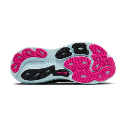 Brooks Women’s Adrenaline GTS 25 Supportive Running & Walking Shoe - Black/Cyber Pink/Iced Aqua - 7 Medium