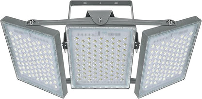 STASUN LED Flood Light Outdoor, 450W 40500lm Outdoor Lighting with 330° Wider Lighting Angle, 5000K, 3 Adjustable Heads, IP66 Waterproof LED Security Area Lights for Yard, Stadium, Parking Lot