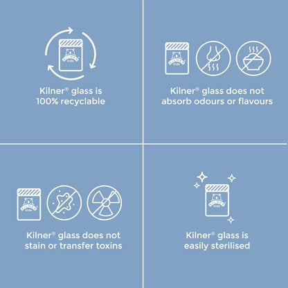 Kilner Kids Set of 6 190 ML Glass Jars