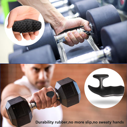 NiuMid Anti-Slip Workout Grips - Ergonomic Rubber Hand Protector Gloves for Weight Lifting, Pull-Ups, Gym Training and Exercise, for Men and Women (1pack)