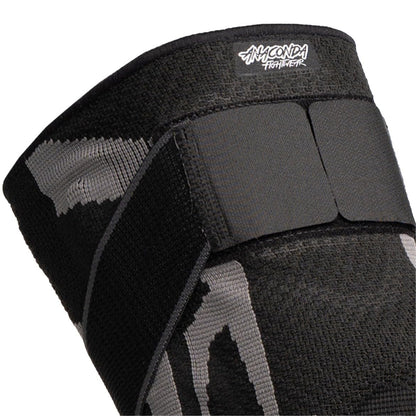 Anaconda Fightwear Stabilizer Knee Brace (Large) - Compression Support Sleeve with Spring Stabilizers for Shock Absorption & Joint Health - Fits Left or Right Leg - Ideal for Athletes - 2 Pack