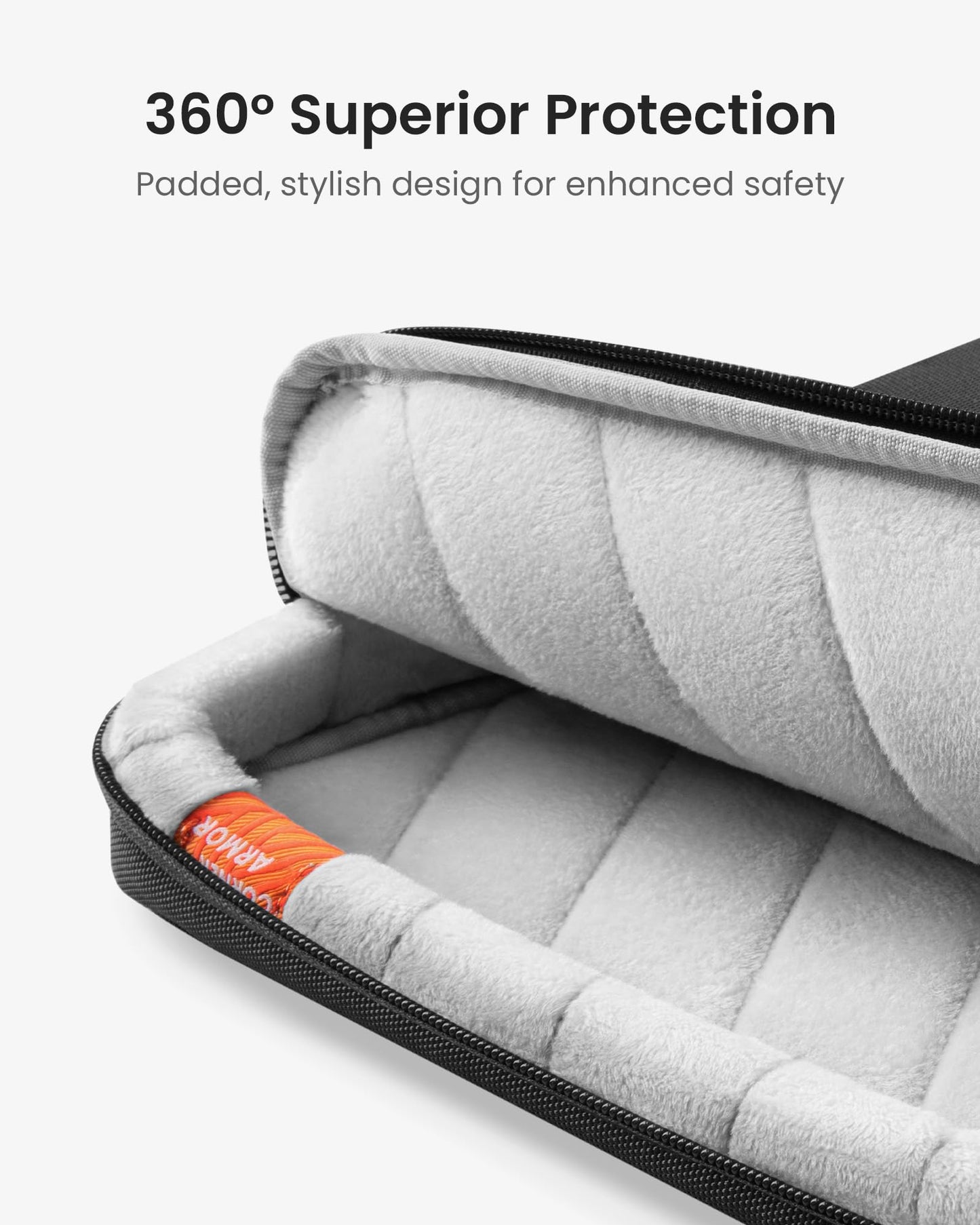 tomtoc 360 Protective Laptop Sleeve for 2026 14-inch MacBook Pro M5/M4/M3/M2 Pro/Max A3426 A3434 A3401 2026-2021, 13.5-14.4 Inch Surface Laptop 7/6/5/Studio 2/1, Water-Resistant Carrying Case