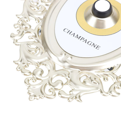 Retro Champagne Button, Metal Decorative Press Champagne Door Rings Bell for Home Restaurants Bedrooms Celebrations