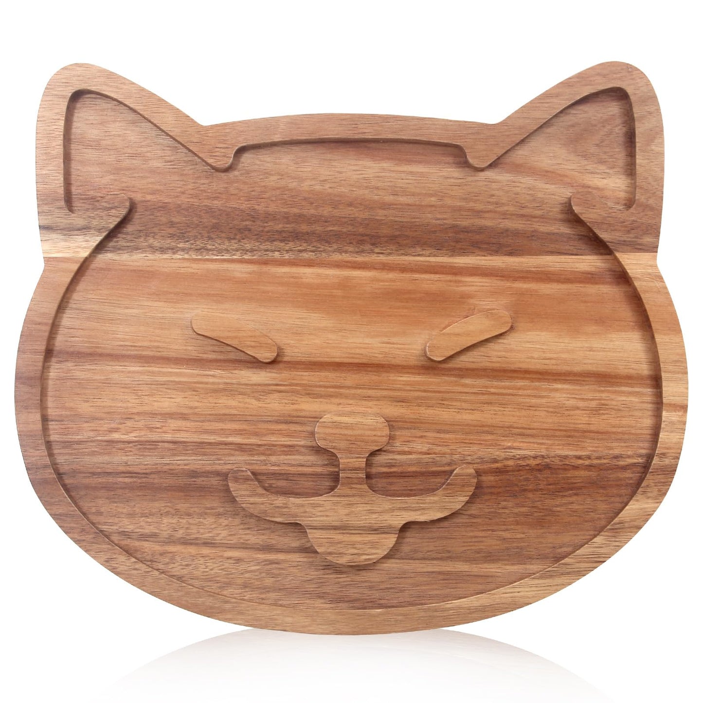 Funny Wooden Charcuterie Board Cute Cat Cheese Boards Cookie Plate for Kitchen Decor Unique Acacia Wood Serving Dish Cake Christmas Charcuterie Board for Women Gifts Dessert Platter Dinner Plates