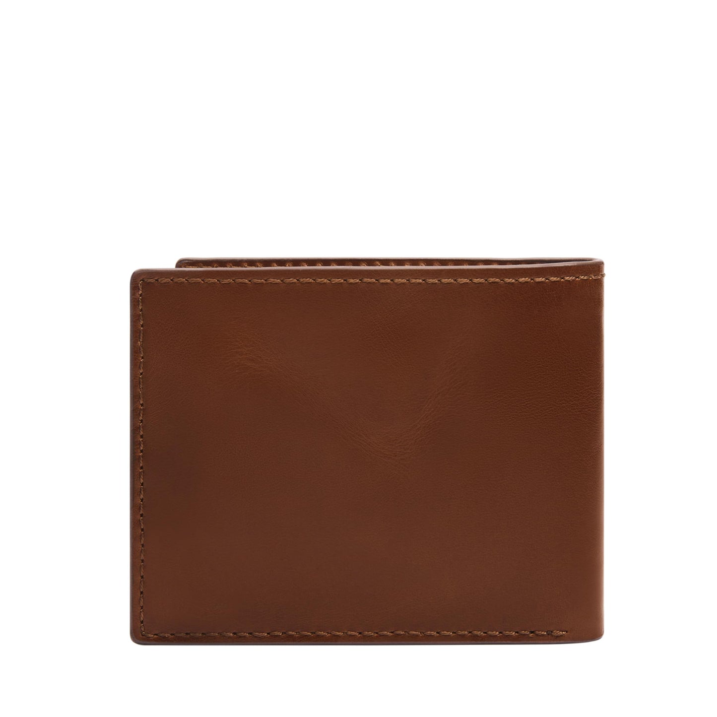 Fossil Men's Bifold Leather Wallet, Hayes Leather Bifold with Flip ID Wallet for Men, Brown