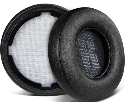 SOULWIT Replacement Ear Pads for JBL Live 400BT/Live 400 BT On-Ear Wireless Headphones, Live400 Earpads Cushions with Softer Protein Leather, Noise Isolation Foam - Black