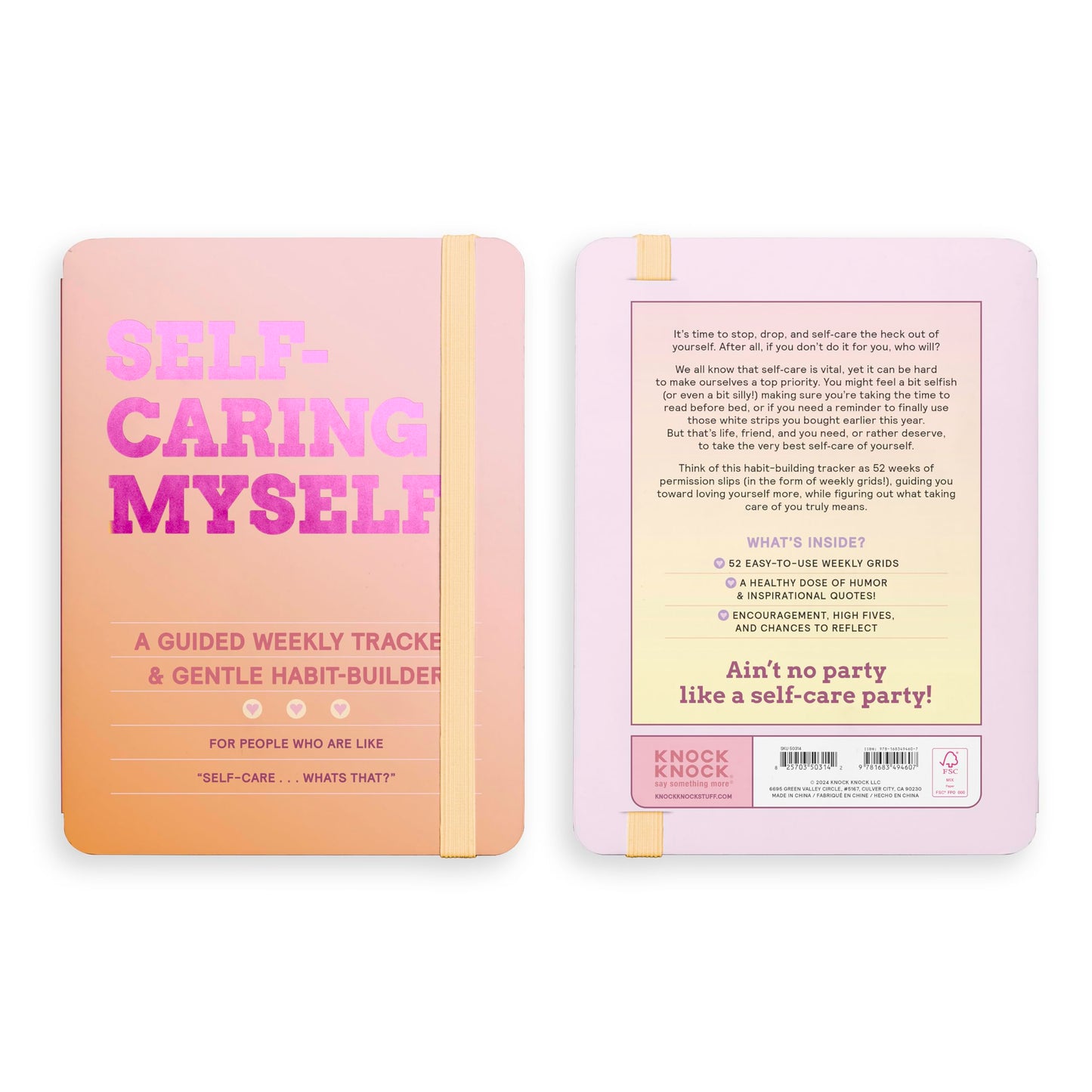 Self-Caring Myself Habit Tracker Journal (Knock Knock Habit Tracker Journals)