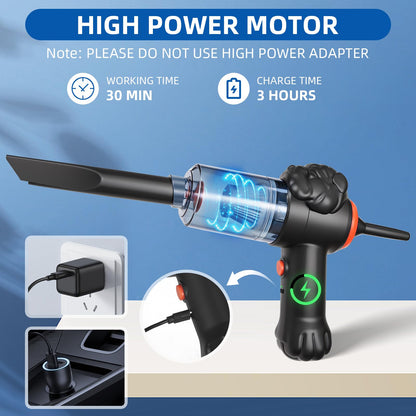 Paddsun Bug Catcher Vacuum Insect,Cordless Rechargeable Handheld Bug Sucker Vacuum with Strong Suction for Car, Home, Office,Portable Vacuum Cleaner for Insect Stink Bug Spider