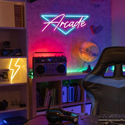 Kavaas Gamer Neon Sign, Game Controller LED Sign for Gaming Room Decor - Game Neon Sign for Teen Boy Room Decor - Best Gamer Gifts for Boys, Kids
