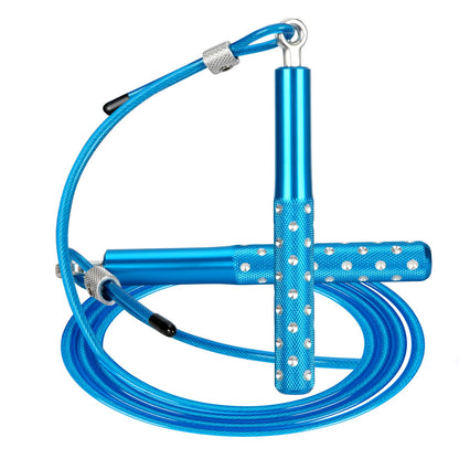 Jump Rope, Wastou Speed Jumping Rope for Training Fitness Exercise, Adjustable Adults Workout Skipping Rope for Men, Women, Kids, Girls