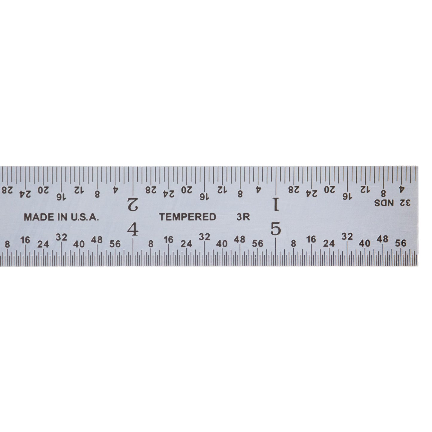 PEC Tools 6” Machinist Rule, Spring Tempered Steel Rule with Satin Chrome Finish, 3/64" Thick x 3/4" Wide, Rigid Metal Ruler with Inch Graduation(3R), High Precision Measuring Tool, Made in USA
