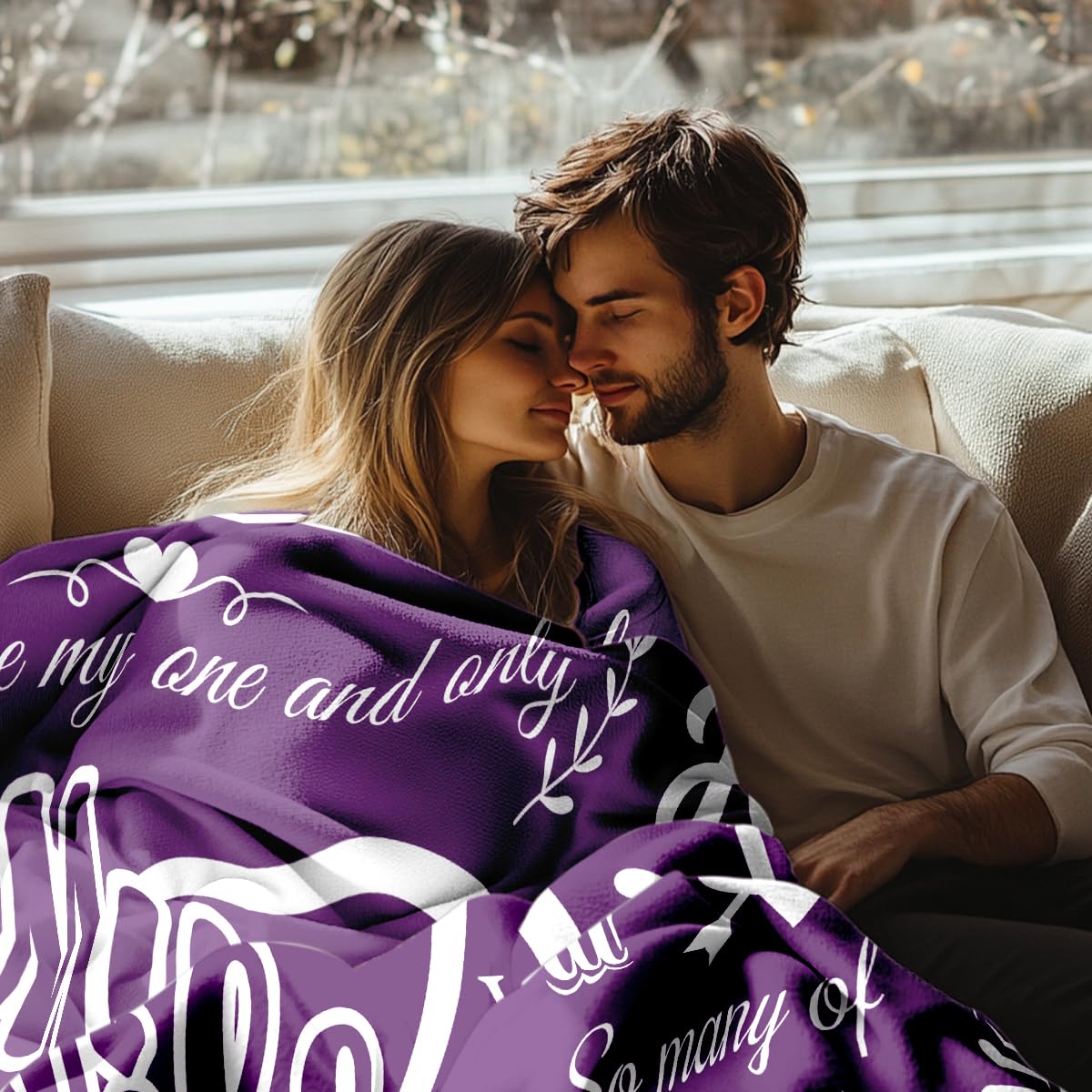 Bestshop Gifts for Wife Wearable Blanket, Wife Fleece Hoodie Blankets from Husband Boyfriend, Wife Birthday Gift, to My Wife Blanket Gift for Christmas Valentine's Day, 78 * 59''