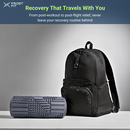 VibePro Flow Vibrating Foam Roller - 5-Mode Vibrating Massage Roller for Muscles Deep Tissue, Recovery, & Pain Relief - High-Intensity Electric Foam Roller for Back, Legs & Shoulders - Rechargeable