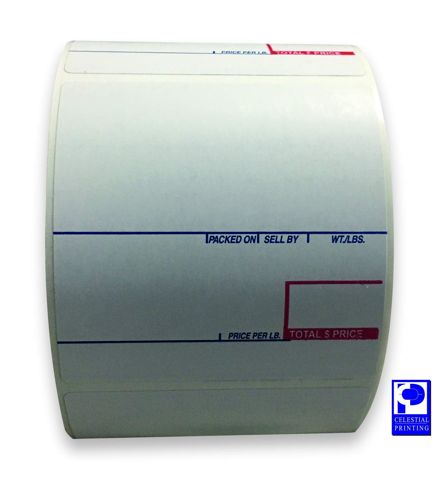 CĀS LST-8020 Printing Scale Label, 58 x 60 mm, UPC/Ingredients, 12 Rolls per Case, CĀS Scale Labels 8020, Guaranteed Quality, Try It!.