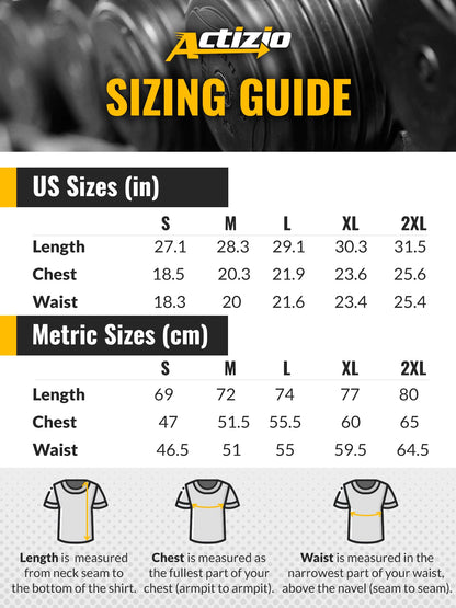 Actizio Men's Workout Shirt Cotton Fabric T-Shirt Short Sleeve Sweat Activated Motivational Exercise Gym Athletic Fit Moisture Wicking Fitness Shirt - This is My Fat Crying (Size L)
