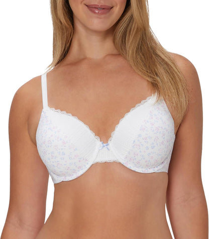 Maidenform Women's Padded Underwire Bra, Full Coverage T-Shirt Bras for Women, Convertible, Seamless (Plus