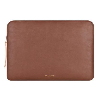 Comfyable Leather Laptop Sleeve Compatible with 16 Inch MacBook Pro M5 Pro/Max & 15 Inch MacBook Air M5 2026 (Loose Fit), Brown