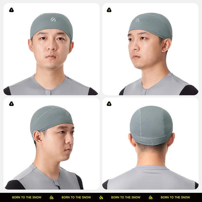 SAITAG 3 Pieces Skull Cap for Men Women Cooling Hat Welding Cycling Bike Head Wrap Hard Hat Durags- Fits Under Helmets