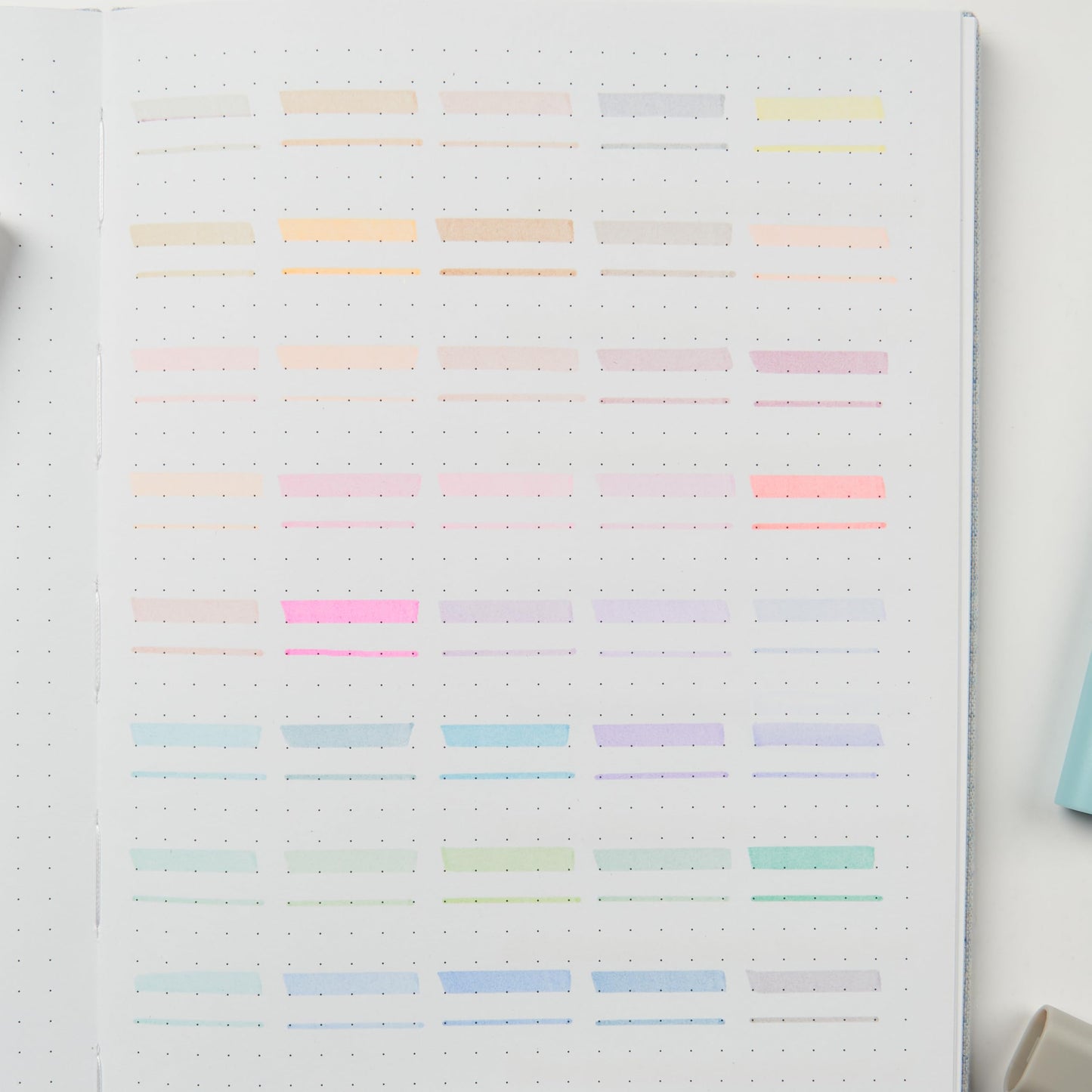 BLIEVE Aesthetic Cute Highlighters No Bleed Through, Dual Tip Chisel & Fine Point, Pastel Colors For Bible & Journaling