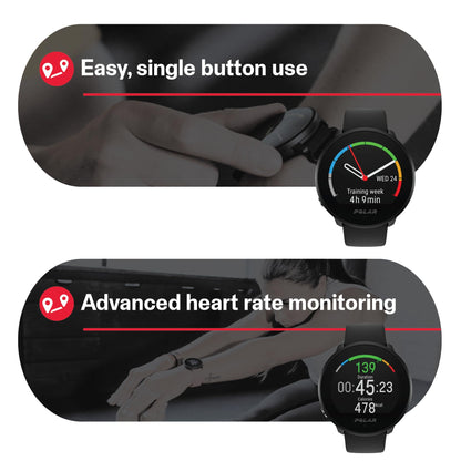 Polar Unite - Fitness Watch, 24/7 Activity Tracker, Automatic Sleep Tracking, Connected GPS, Smart Daily Workout Guidance, Recovery Measurement, 130 Sports Profiles, Wrist-Based Heart Rate Monitor