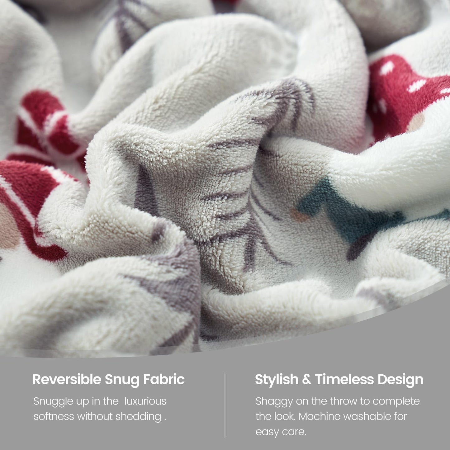 Cozy Bliss Gnome Throw Blanket Christmas Blanket Warm MilkyPlush™ Throw Blanket, Ultra Soft Cozy Blanket for Couch,Sofa and Bed(Xmas Gnome,50"x60")