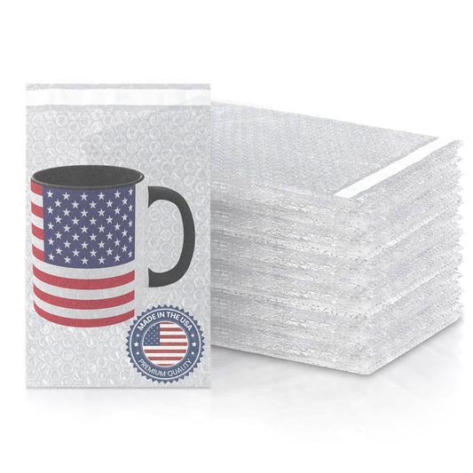 100 Pcs Bubble Pouches Wrap, 4" x 5.5" Self-Sealing Clear Bubble Bags, Double Thickened Wall Shockproof Pouch Wrap Bag for Moving and Storage, Shipping and Packing Supplies for Dishes Glasses Plates