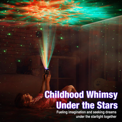 Astronaut Galaxy Projector Night Light – White Astronaut Holding Star, Star Projector Galaxy Lamp for Kids Bedroom, Space Decor & Gift