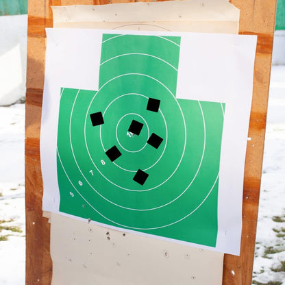 Egaageoi 0.87" Self-Adhesive Target Pasters for Shooting Training, Target Practice, Archery Range - with Writable Surface, Weather-Resistant Hold - Compatible with USPSA, IPSC, IDPA - 1/2/4000 Count