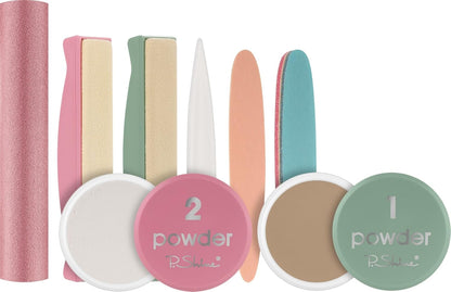 P-Shine Japanese Manicure Set - Powder Nail Kit - Nail Strengthener & Repair for Damaged Nails - Professional Nail Plate Care