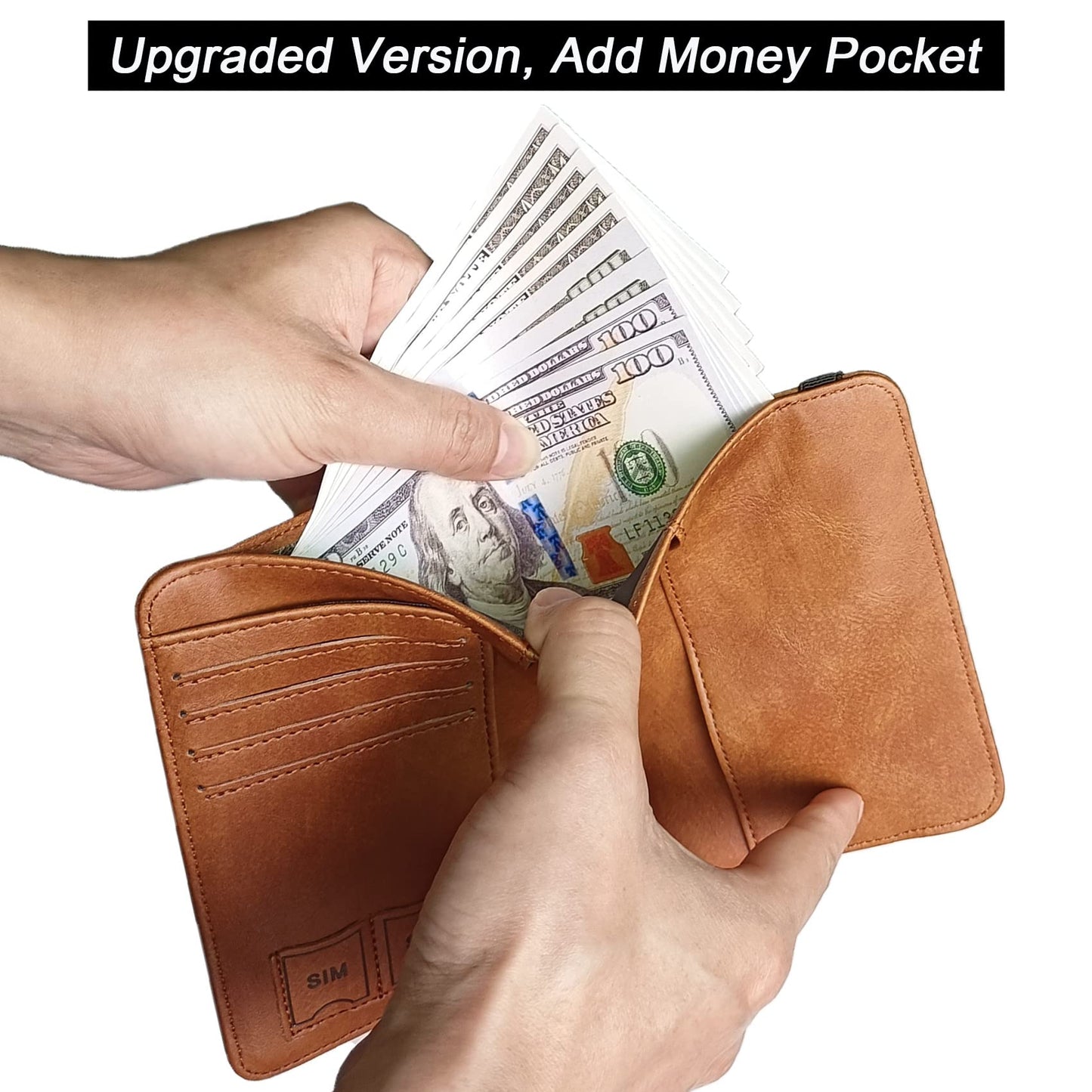 Passport Holder Cover Wallet Travel Essentials Leather Rfid Blocking Case Vacation Luggage Must Haves Travel Accessories for Men Women (116#Brown)