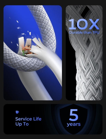 LISEN USB C Cable, 5-Pack [3.3/3.3/6.6/6.6/10FT] for iPhone 17 Charger Cord, 60W USB C to USB C Fast Charging Cable for iPhone 17 Air 16 15 Pro Max, Samsung Z Flip 7/S25/S24, Switch 2, iPad, MacBook