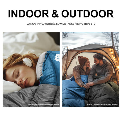 TANSTRIDER Sleeping Bags for Adults Cold Weather,3-4 Season 4lb Lightweight Sleeping Bag for Kids Girls Boys with Compression Sack,Camping Essentials Gear, Hiking,Travel,Backpacking,Outdoor & Indoor