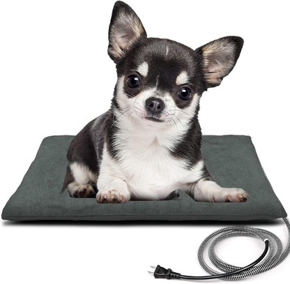 PETNF Outdoor Pet Heating Pads for Dog,Soft Electric Blanket Auto Temperature Control,Heated Mat for Dog House,Whelping Supply for Pregnant New Born Stray Feral Cat Puppy,Safe