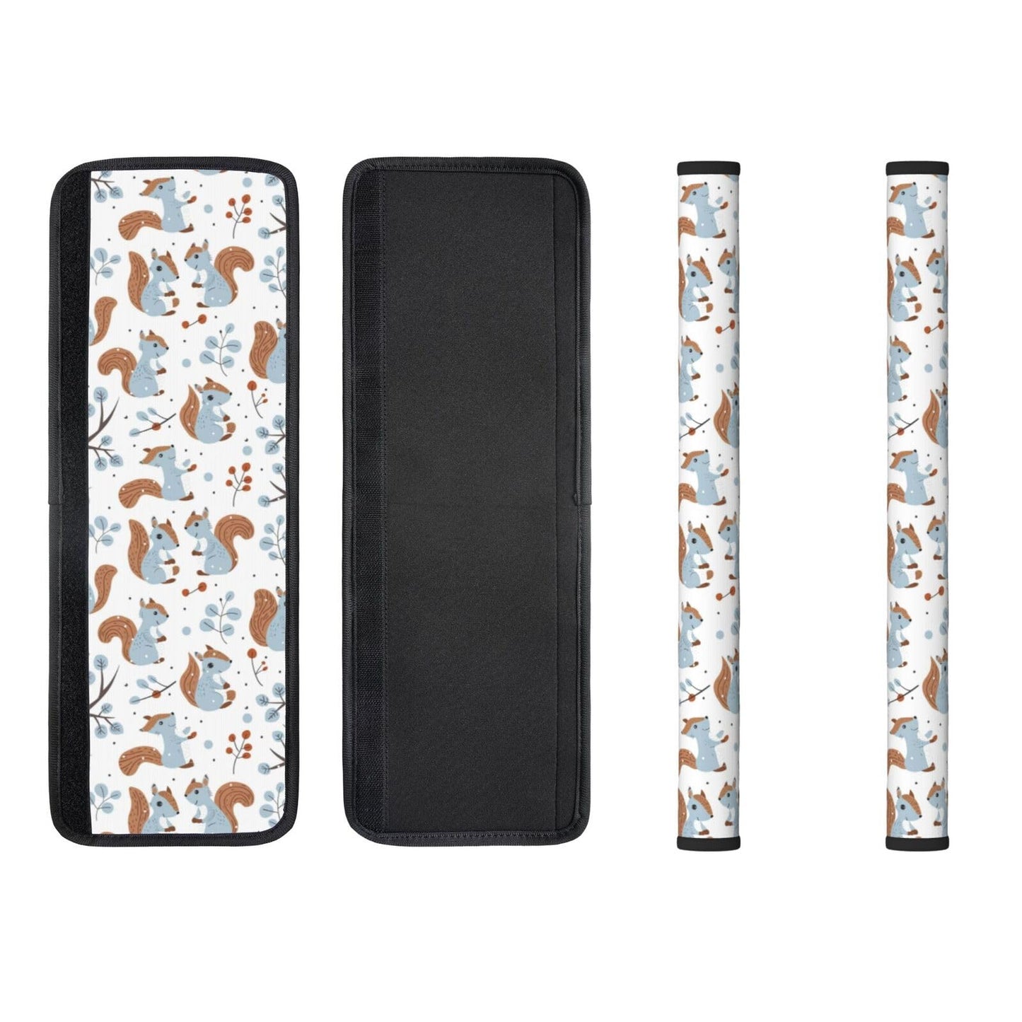 Buyidec Refrigerator Door Handle Covers Cute Squirrels Winter Snow Fridge Handle Cover Washable Dishwasher Microwave Fridge Oven Door Decor Handle Cover Keep Your Kitchen Appliances Clean