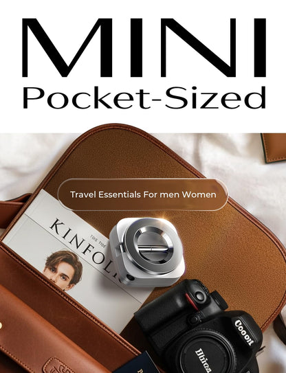 LISEN Gift for Women Her Best Airplane Gadgets Travel Essentials Phone Holder Travel Magsafe Accessories for iPhone 17 Long Flight Must Have Mini Europe Vacation Essentials Women Cruise Essentials